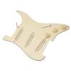 Bstinay Guitar Pickguard 11 Screw Holes Prewired for SSS Electric Guitar 3 Layer PVC Plastic Yellow