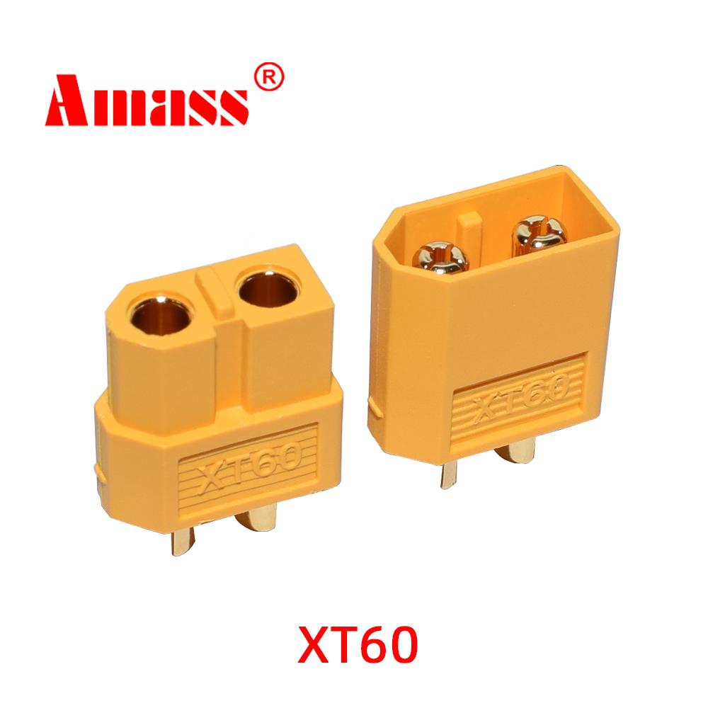 Amass XT60 Connectors XT60 Female XT-60 Male Plug XT60 Bullet Plugs XT60 For RC Lipo Battery Rc Drone Airplane Car Accessories