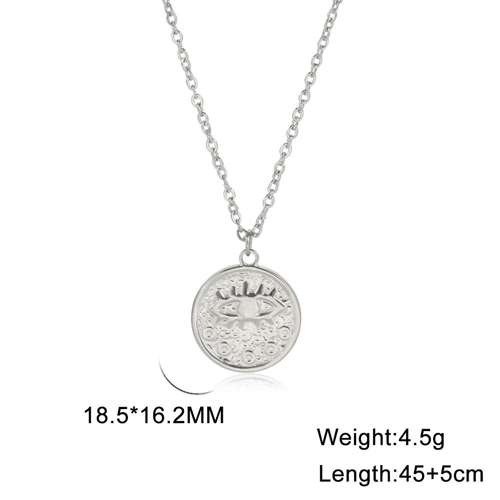 

Gold Color Turkish Evil Eye Necklace for Women Stainless Steel Vintage Amulet Choker Necklaces Jewelry Mother s Day Gift 2026 45-50cm