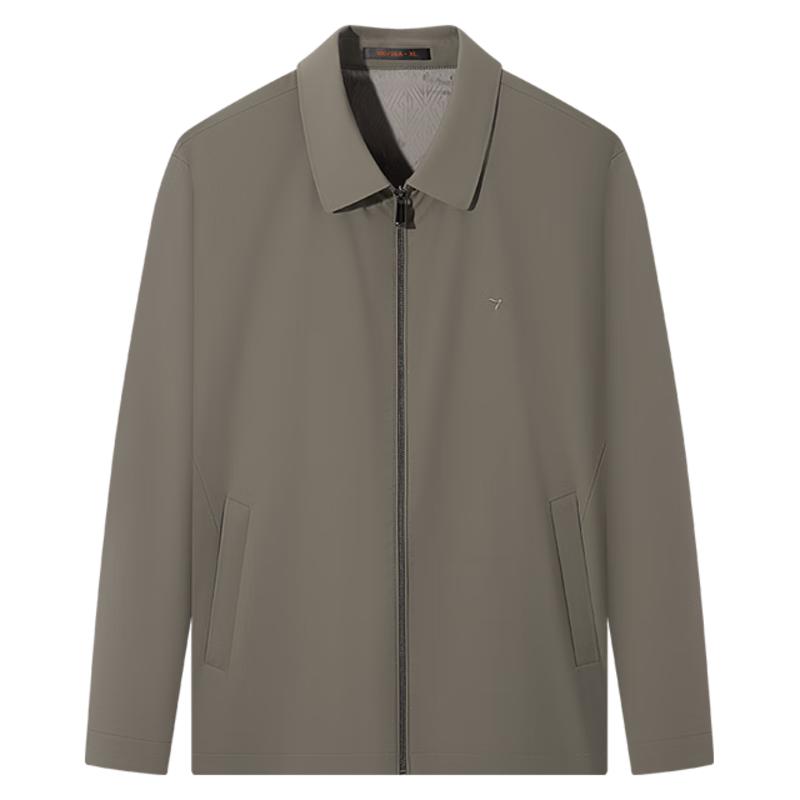 

Qipai Men s Classic Lapel Easy-Care Jacket 2XL