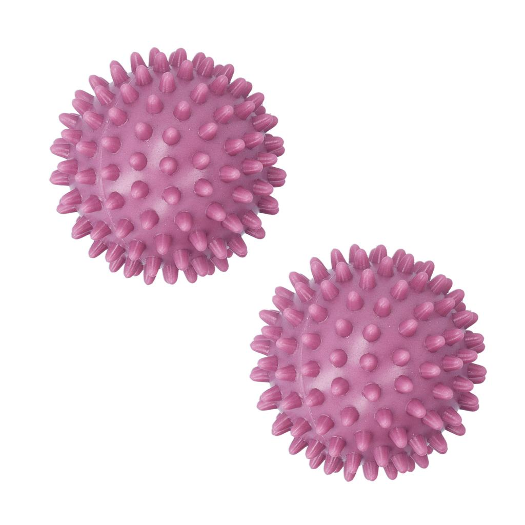 2PCS PVC Clothes Washing Ball Reusable Laundry Washing Drying Fabric Softener Ball
