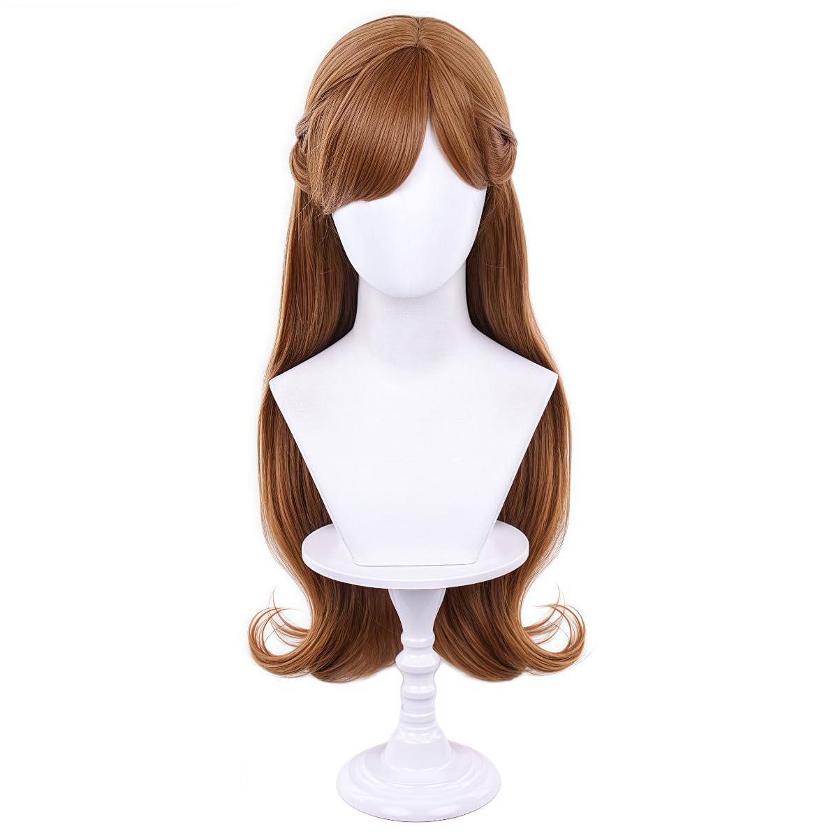 

Akixen Frozen Anna Cosplay Anime Hair Fashion Heat Perfect for School Cultural and Festivals Wig, Hairnet, Net, Gift, Resistant, Events, Halloween,