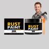 Black Rust-Removing Paint Household Metal Anti-Rust Renovation Paint