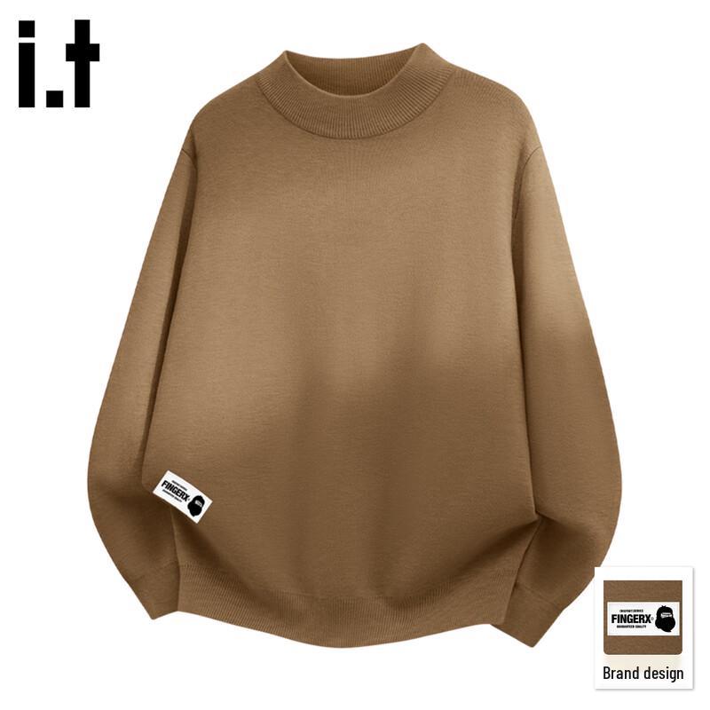 Fingercroxx IT Unisex Half-Turtleneck Plush Knit Sweater