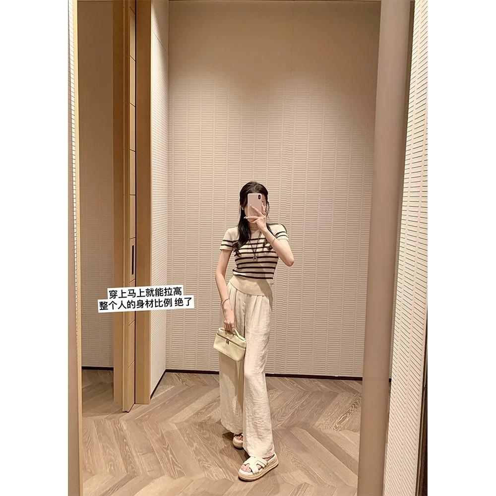 Holiday woven slope heel summer thick-bottomed beach slippers women's sandals