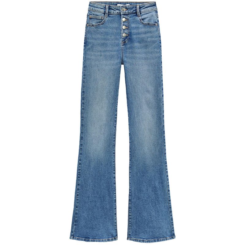 Zaprha 2025 New Arrival Sexy Tight Multi-Color Selection High Waist Temperament Speaker Denim Female Slim Looking 1416222