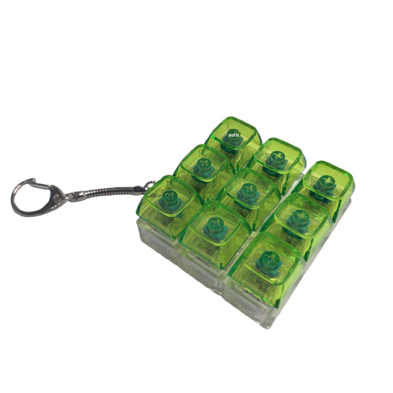 

Дев ятиклавішна механічна клавіатура Брелок для зняття стресу RGB Light