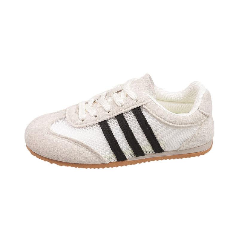 Thin German Training Shoes Women's Summer 2025 New Retro Lightweight Breathable Mesh Forrest Gump Shoes Soft-soled Sports Board Shoes