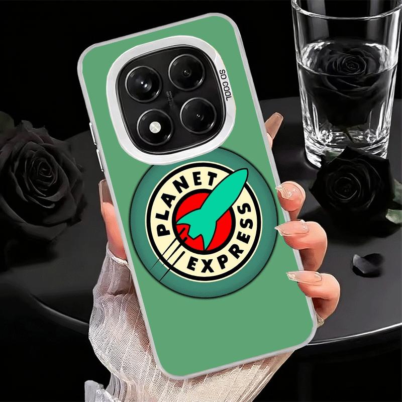 

Futurama Planet Express Shockproof Phone Case for Xiaomi Redmi Note 15 14 13 12 Pro Plus 11 11S 11T 5G Cover Anti Fall Fundas Redmi Note 14 Pro 4G