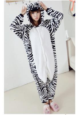 Dorawithme Kigurumi Zebra Kigurumi Animal Pijama Adulto, Tipo Corpo Inteiro, Halloween, Unissex (eu (171cm-180cm))