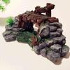 Nontoxic Aquarium Artificial Bridge Ornament Fish Tank Turtle Basking Platform