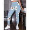 2026 Womens High-Waist Printed Yoga Leggings Casual Slim Fit Activewear Pants