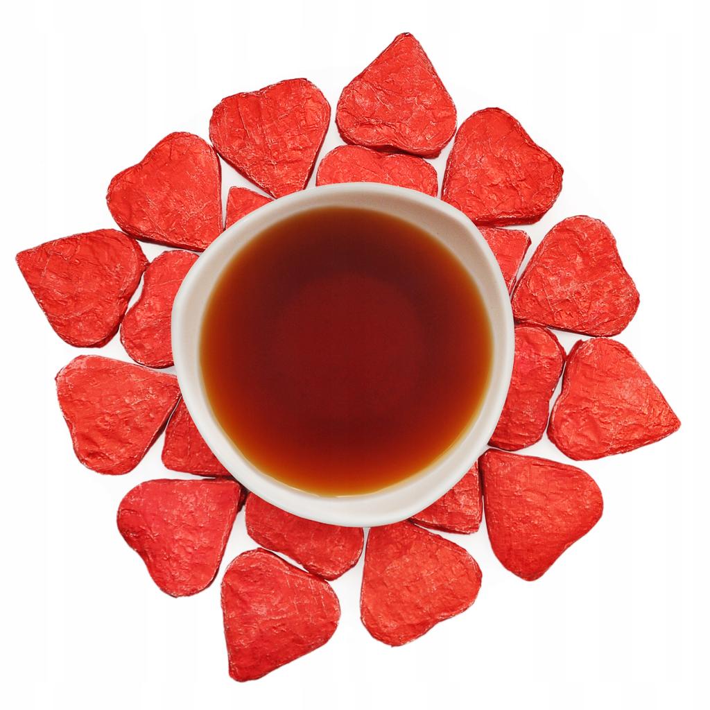 Herbata czerwona puerh prasowana TUOCHA Serca Czerwone - 1kg