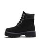 Timberland (Women'S) Stone Street 6-Inch Lace Waterproof Boots - Jet Black / A5Rh5-015