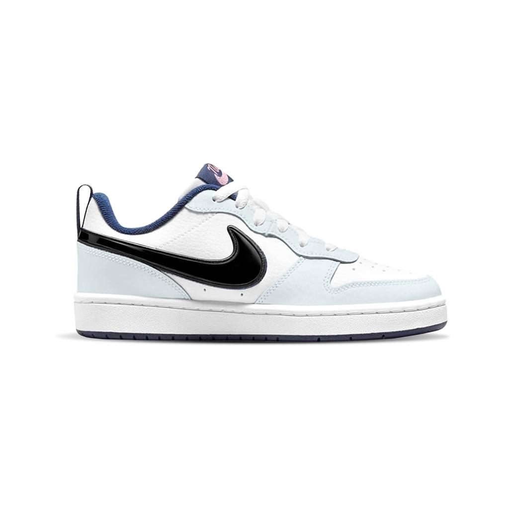 Nike Court Borough Whale Fall Cushioning Lightweight Low top Skateboard Shoes Women's Blue Black DB3090-100(Team1713-)