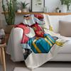 Cozy Throw Blanket Soft Flannel Fleece Warm Sherpa Reversible Decorative Bedding Gift for Home Living Room Bedroom