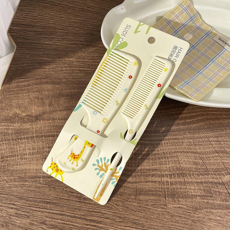 

Детская антистатическая расческа с мелкими зубьями в виде животных из мультфильма для девочек с длинными волосами