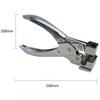 A84X-T Shape Hole Punch Butterfly Shape Hanging Holes Punches Manual PVC Card Punch And ID Card Slot Hole Punch