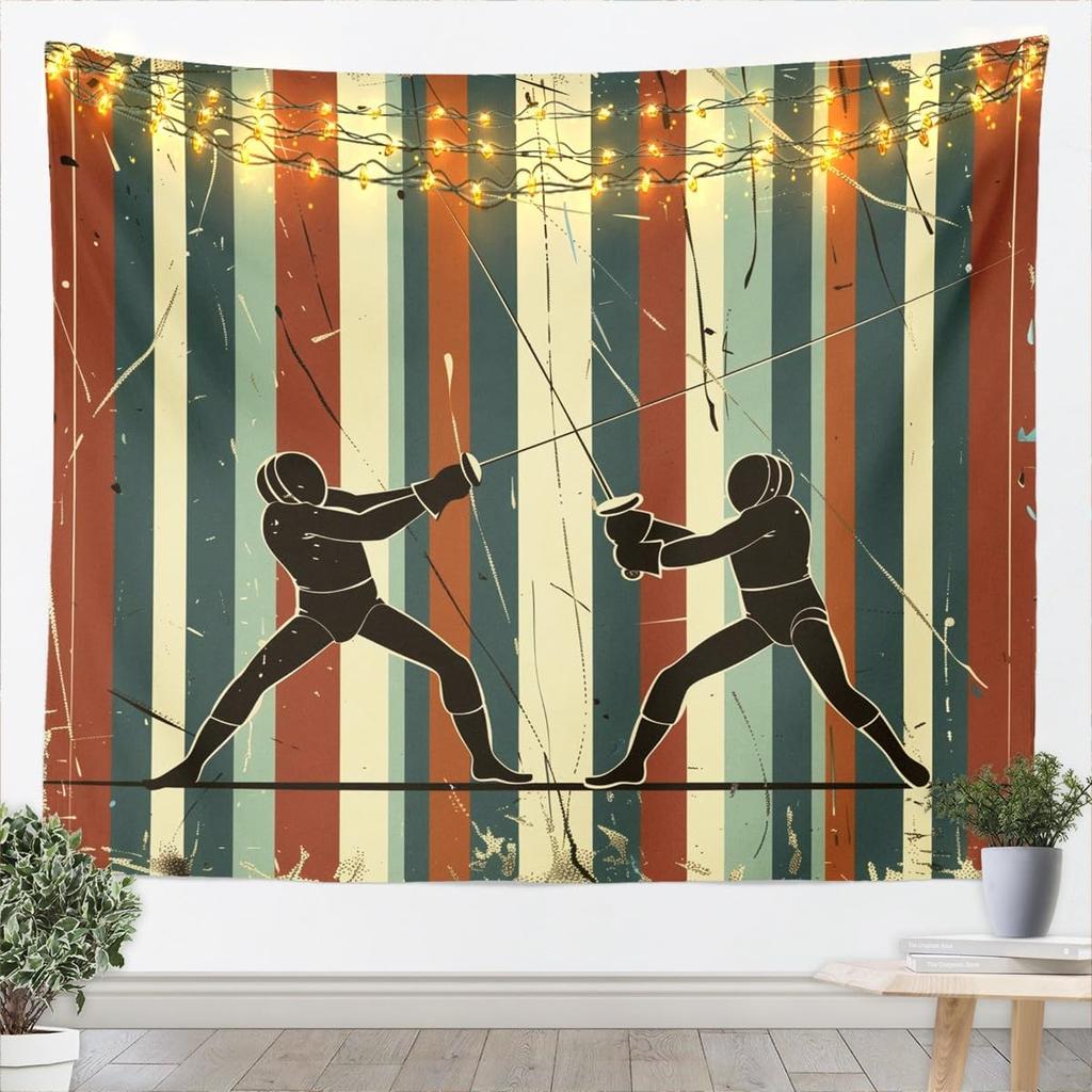 Soccer Tapestrysports Gaming Tapestry For Bedroom White And Black Football Tapestries Large For Kids Adults Sport Themed Hanging