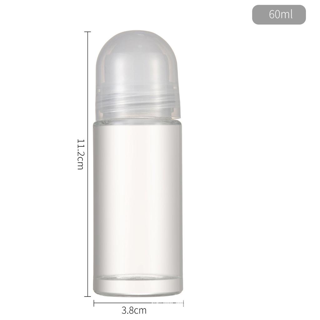 30/50ml Large Empty Roller Bottle for Essential Oils Lip Gloss And Deodorant Refillable Glass Bottle Roller Balls Bottles