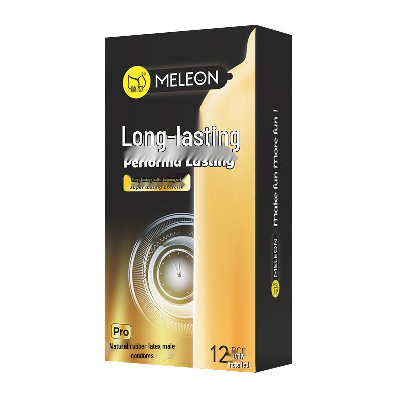 Secret Love Delay King Ribbed Condoms – Long-Lasting, Large Particle, Cat Tongue Texture