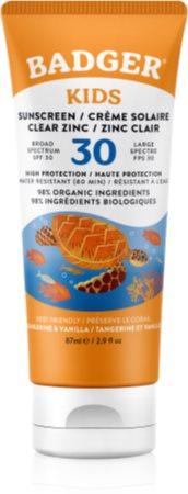 

детский солнцезащитный крем SPF 30 TU прозрачный