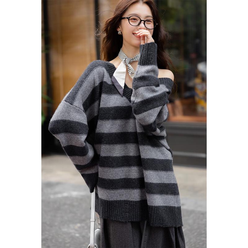 Mokana Winter Striped Wool Sweater