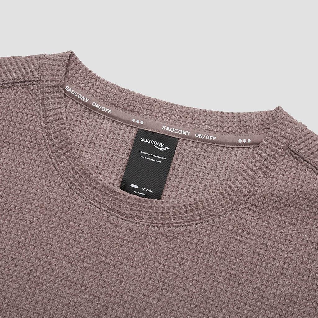 Saucony Soft And Comfortable Crew Neck Pullover Long Sleeve T-Shirt Men tops SA2269SW12L-RD031