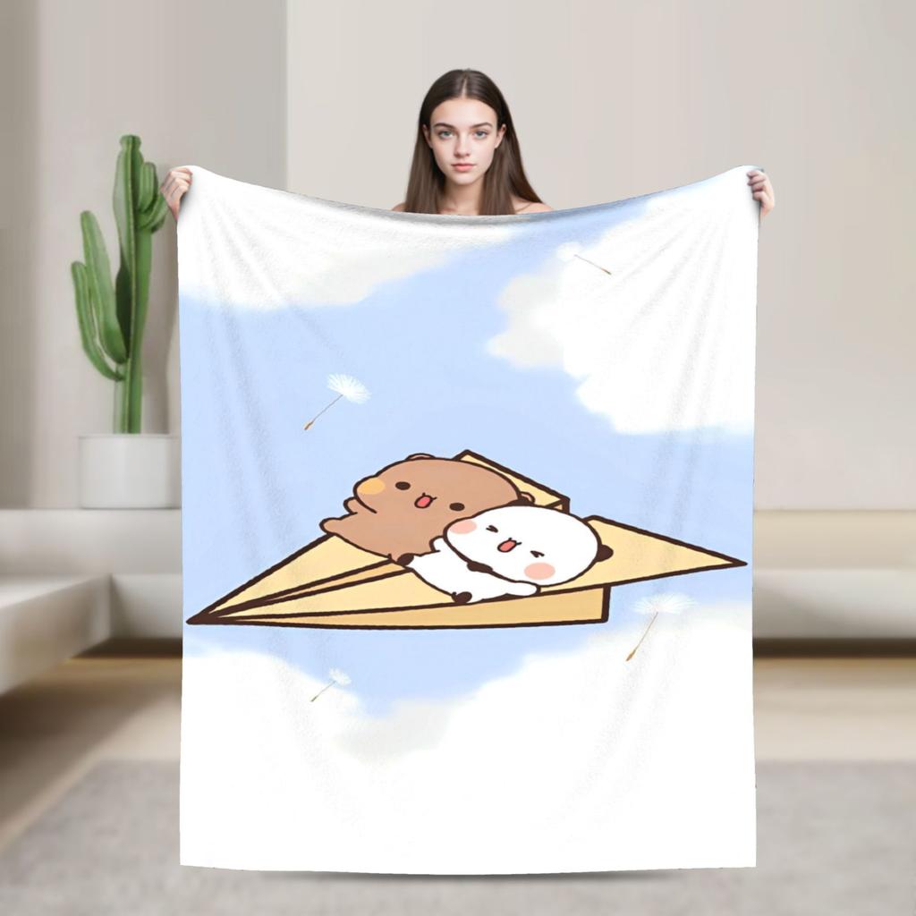Weiche Decke Mädchen Jungen Camping Bubu Dudu Flugdecke Flanell Tagesdecke für Couch Sessel Sofa Bett Modische Sofa Bett Abdeckung