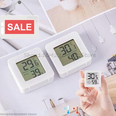 Mini İç Mekan Termometresi LCD Dijital Sıcaklık Odası Higrometre Ölçer Sensörü Nem Ölçer İç Mekan Termometresi Sıcaklık