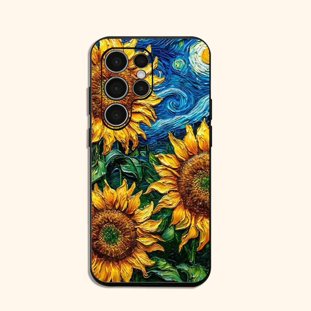 Яркие Подсолнухи Силиконовый Чехол Для Samsung Galaxy S 25,24,23,22,21,20 Plus Ultra 5G Lite Ударопрочный Чехол Samsung S20fe