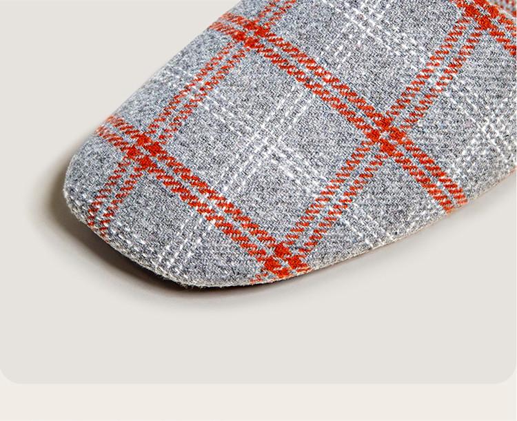 Fashion High Quality Cotton Slippers Women Light Non-slip TPR Sole House Shoes British Style Couple's Shoes Comfort Warm Winter Slippers