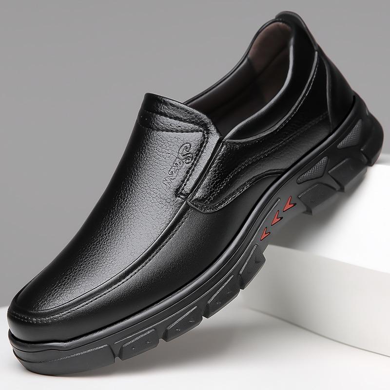 Men's Loafers Fashion Handmade Cowhide Leather Shoes Breathable Business Casual Shoes for Men Oxford Office Shoes Zapatos Hombre