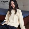 TonLion Women's Casual Long-Sleeve Crewneck Sweatshirt