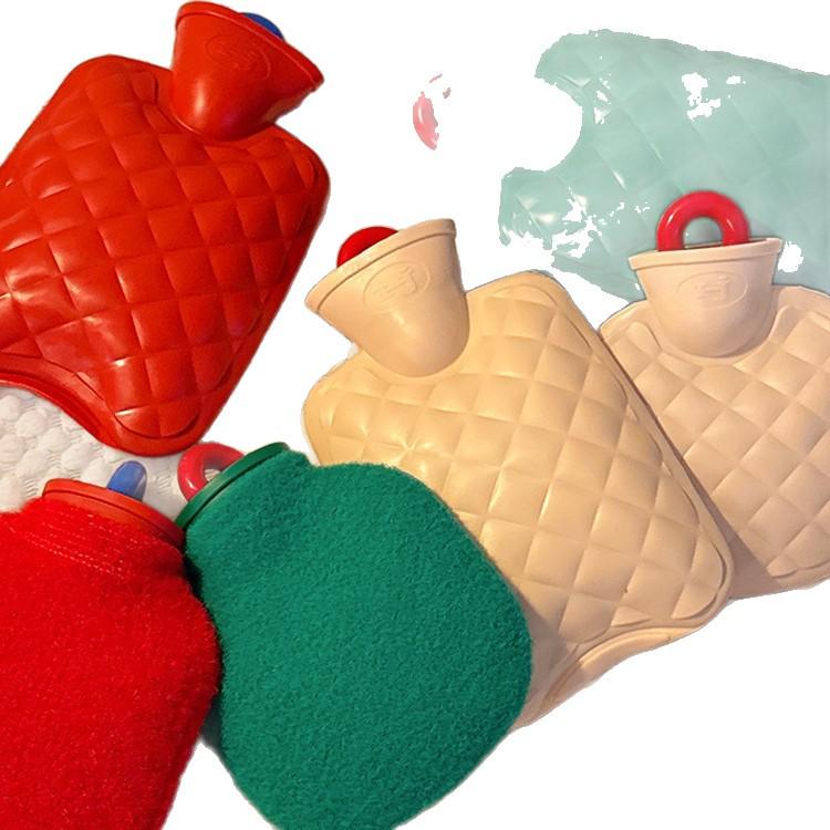 Plush Explosion-Proof Hot Water Bottle & Hand Warmer for Girls - Large & Small Sizes Available for Abdomen or Bed Use