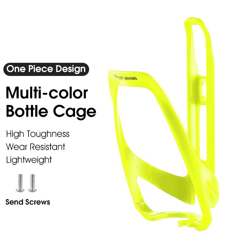 WEST BIKING Ultralight Bike Bottle Cage PC Bicycle Bottle Holder Mountain Folding Bike Cage  Bracket Frame Mounting Bike Parts