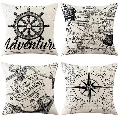 Nordic Black and White Simple Ocean Letter Pillow Cushion New Ebay Pillow Cover