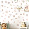 New Boho Flowers Wall Stickers Watercolor Removable Decorative Decals PVC Eco-friendly Murals Nursery Kindergarden