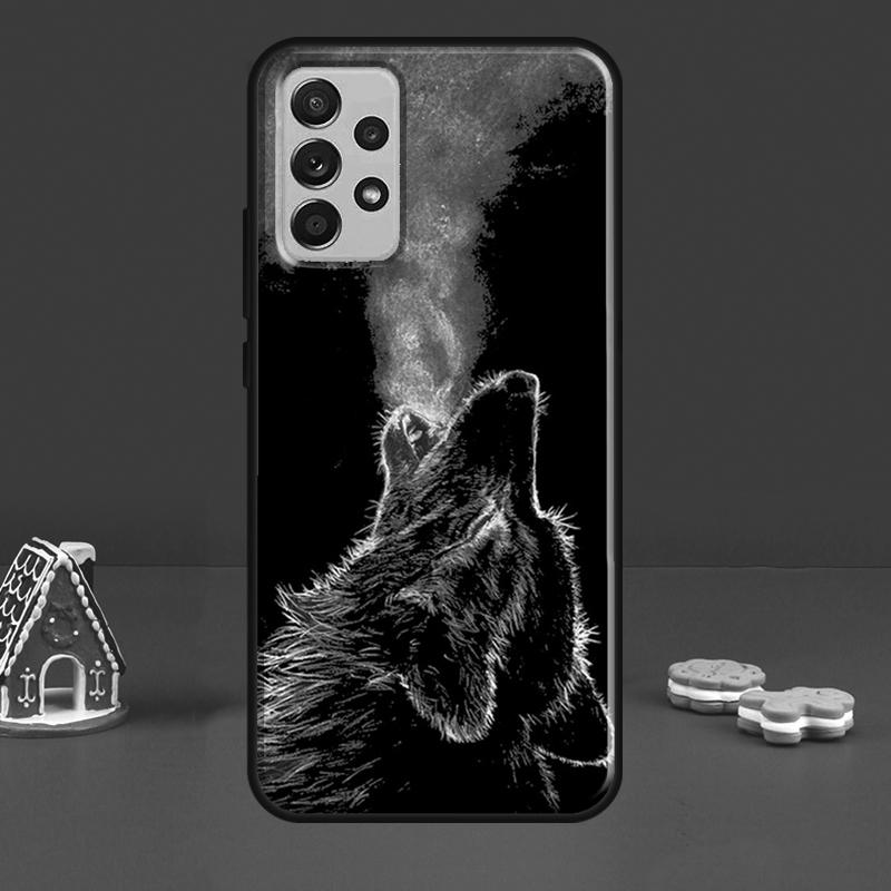 Tier Wolf Abdeckung Für Samsung A32 A12 A22 A52 A72 A21S A20e A03S A40 A50 A70 A31 A51 A71 A52S fall