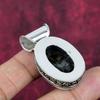 Copper Black Tourmaline Handmade Gemstone Pendant, 925 Solid Sterling Silver Pendant Antique Jewelry, For Engagement Gift