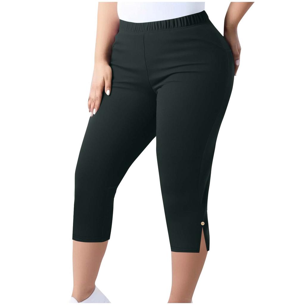 Women's High-waisted Slimming Leggings Plus Size Elastic-waisted Small Legs Pants