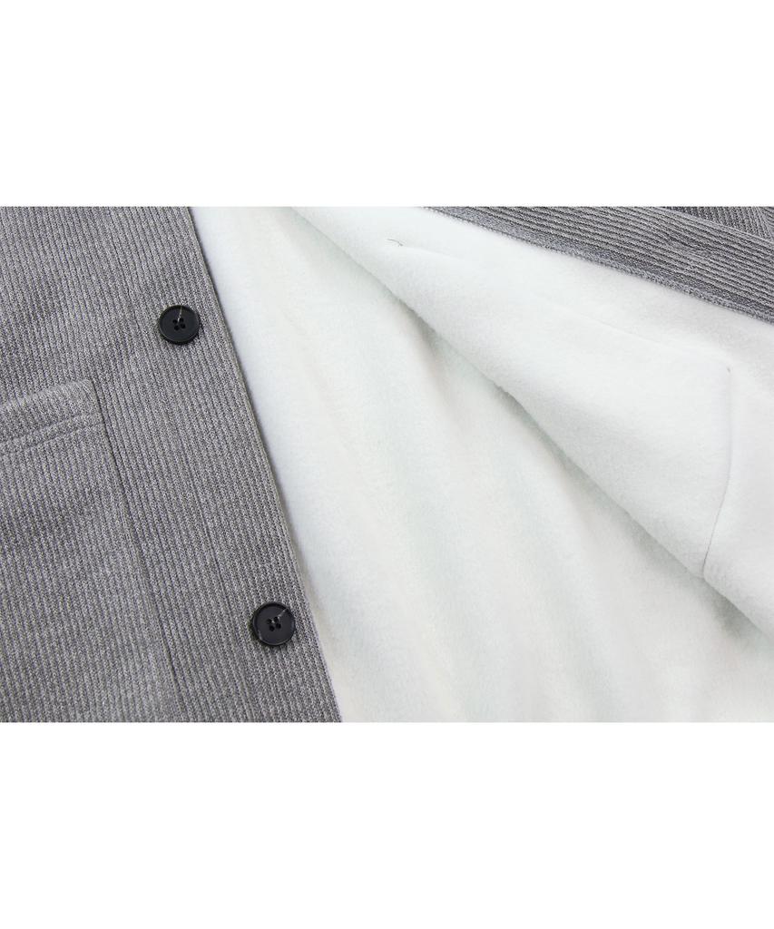 Bluff Knit Fleece Cardigan [M/Grey]