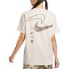 Nike Swoosh Round Neck Fashion Versatile Short Sleeve T-Shirt Women T-Shirts Off-White HQ1699104