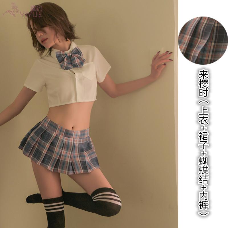 Original Design Sexy JK Uniform Erotic Underwear Student Wear Pleated Short Skirt Sailor Wear Hot Suit