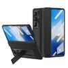 Premium Full Coverage PC Case Honor Magic V2 Foldable Phone Electroplated Vegan Leather Shockproof Anti-Fingerprint