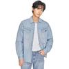 25 Mall Style New Comfortable Version Lapel 101 Casual Retro Long Sleeve Denim Shirt Men Shirts Light-Blue LMT0100515FQ00FA09311