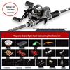 Set Canna da Pesca a Spinning: Canna da Pesca per Mare e Casting con Manico Dritto, Mulinelli a Goccia e da Spinning, Canna a Lancio Lungo