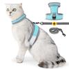 Reflective Escape Proof Cat Harness with Leash Set, Breathable Mesh Kitten Walking Vest for Outdoor Daily Walking