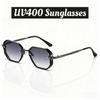 Unisex New Retro Punk Uv400 Sunglasses Stylish Travel & Driving Uv Protection Eyewear Unisex Luxury Eye-Protecting Sunglasses
