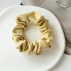 1Pc Small 7cm Hair Ring Silk Satin Hair Scrunchies Simple Versatile Ponytail Holder Sweet Solid Color Headwear Accessories Women